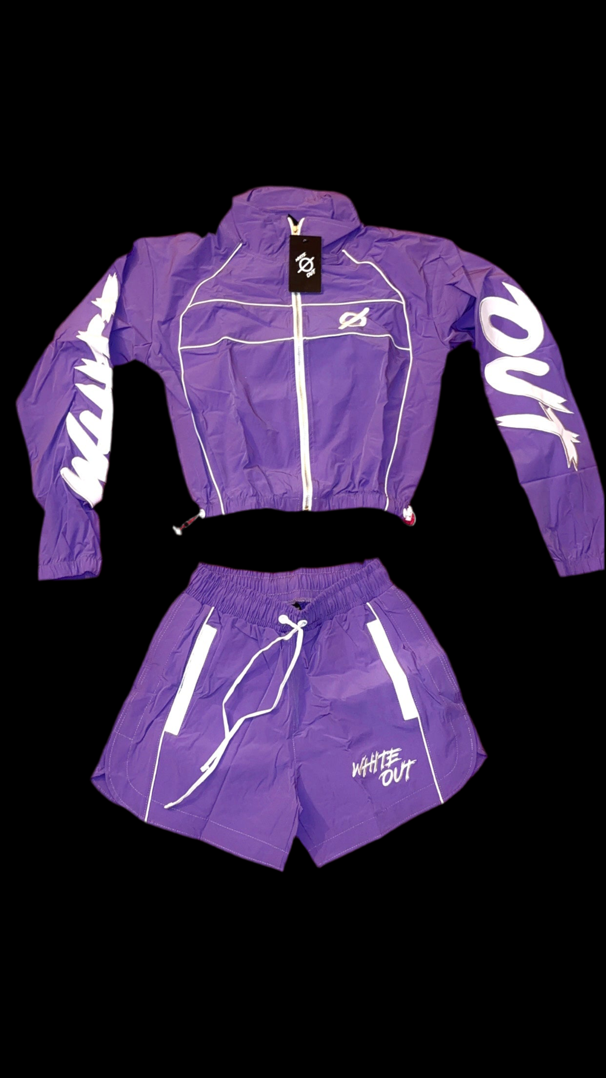 Windbreaker Crop Set